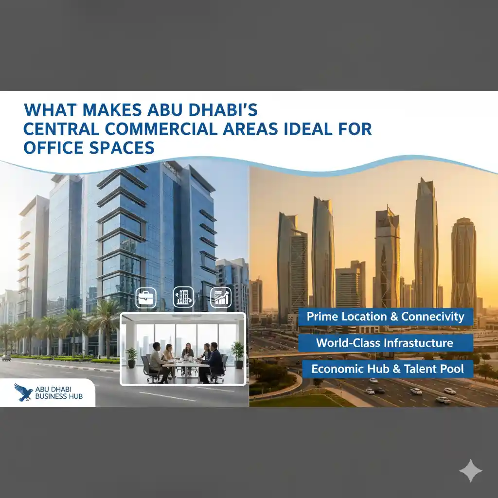 Abu Dhabi's Central Commercial Areas Ideal for Office Spaces